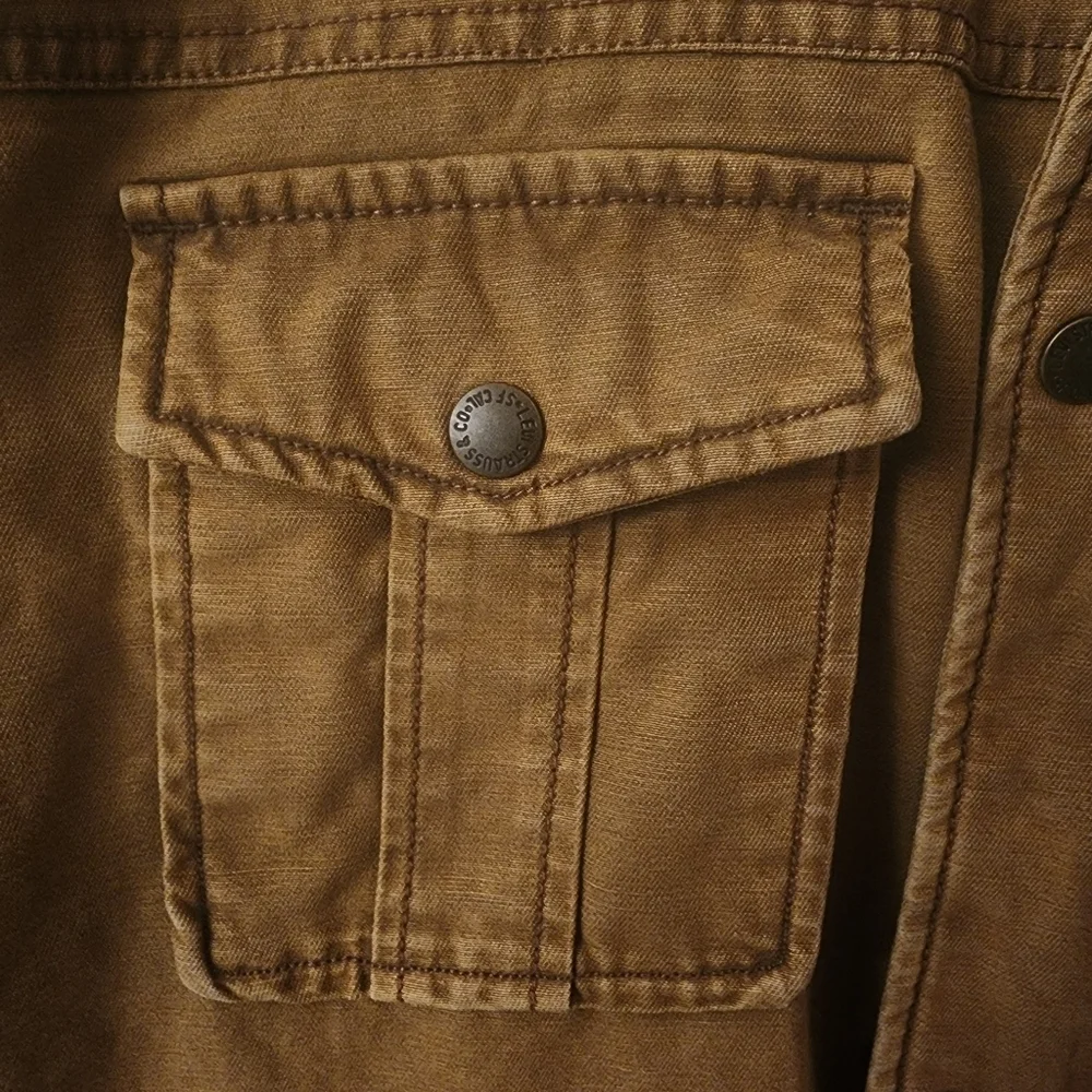 Levi's Cargo Style Trucker Work Jacket Mens XL